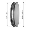 8” Inch Duct End Cap with Rubber Gasket - Galvanized