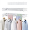 SZJoyBet Laundry Drying Rack, Collapsible Wall Mounted Clothes Drying Rack