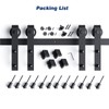 EaseLife 16 FT Double Door Sliding Barn Door Hardware Track
