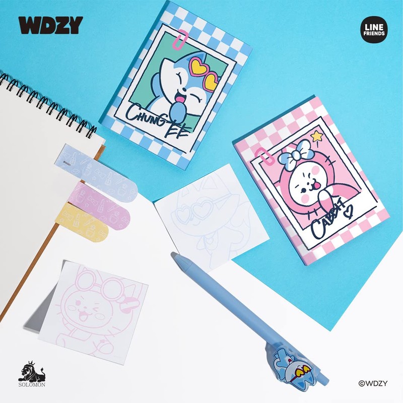 Solomon Shoji WDZY Sticky Notes, Make Up Sticky Memo, Memo