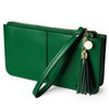befen Genuine Leather Wristlet Clutch for Women Ultra-Slim Ladies Credit