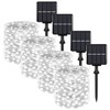 Extra-Long 288FT 800LED Solar Fairy String Lights, 4-Pack 72FT 200
