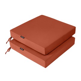 Favoyard Cojines para silla de patio 20 x 20 x 3 pulgadas, almohadillas impermeables para asiento al aire libre para muebles de patio, con...         