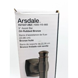 KOHLER - 9 in. Grab Assist Bar - Arsdale K-R27237-2BZ - Oil Rubbed Bronze 300Lb