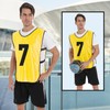 PULUOMASI Scrimmage Training Vest (12 Pack) Team Sports Pinnies Jerseys
