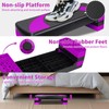FIZCKEOM Exercise Workout Aerobic Step Platform Trainer, 31" Aerobic Stepper