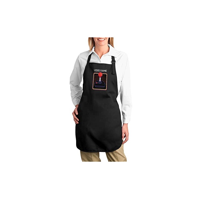 fabulous Premium Kitchen Apron Video Game Controller Synthwave Joystick Video