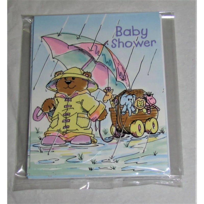 Creative Expressions Puddles Baby Shower Invitations #897357, 8/pk, Repackaged