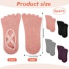 Leikedun Set di 4 paia di calze da yoga comode