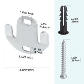 Aigemsi (2-Pack) RP61600 Bathroom Mounting Hardware Kit, Compatible with Delta Leland Series Accessories, Fits Towel Bars, Toilet Paper Holders, and Robe Hooks