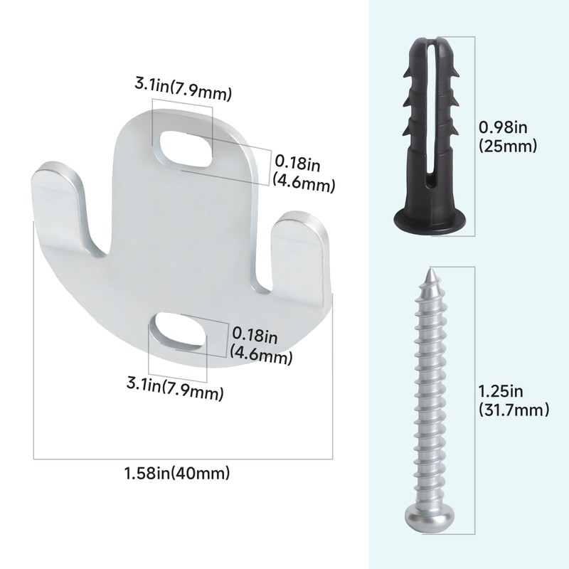 Aigemsi (2-Pack) RP61600 Bathroom Mounting Hardware Kit, Compatible with Delta