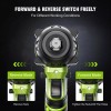 ‎Robustrue Cordless Impact Wrench 1/2 550Nm 2800RPM 2x4.0Ah Battery for