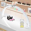 29in Half Moon Light for Nail Desk, Foldable Nail Light