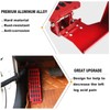 PKEDUO JK Dead Pedal Left Side Driver Foot Rest Pad