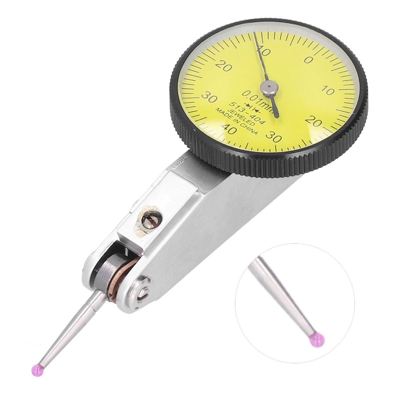 32mm Dial Indicator High Sensitivity Leverage Measuring Gauge with Ruby