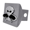 Elektroplate Metalhead Alien All Metal Brushed Chrome Hitch Cover for