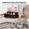 NIUBEE Hair Tool Organizer, Black Acrylic Hair Dryer and Styling