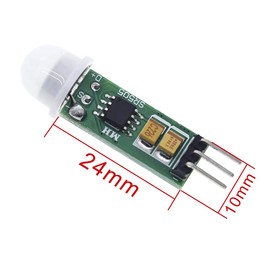 Ren He 3pcs HC-SR505 Mini Human Body Infrared Sensitive Module High Sensitivity Infrared Detector PIR Motion Sensor Human Body Sensor Module Sensor Switch for Arduino