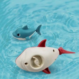 Sperric 12pc Floating Shark Bath Toys for Toddlers, Colorful Swimming Sharks