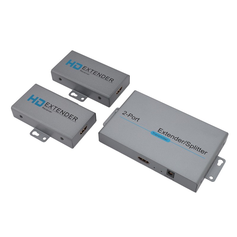 HD Multimedia Interface Extender Splitter 1x2 1080P 60Hz Extending 164ft