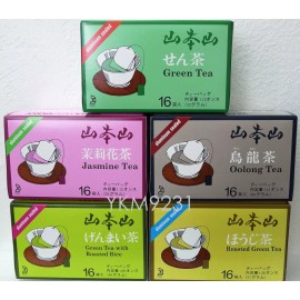 Yamamotoyama  4 Japanese Green Tea Jasmine Oolong Genmaicha Hojicha       - Mix & Match (4 Boxes)