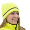 JORESTECH Safety Beanie Unisex Knit Cap with Reflective Stripe High