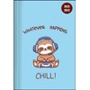 Collegetimer Chill! 2022/2023 - Schüler-Kalender A5 (15x21 cm) - Faultier