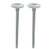 OSVJE 2 Pcs 1.8" Nylon Garage Roller 7.5" Stem, Quiet