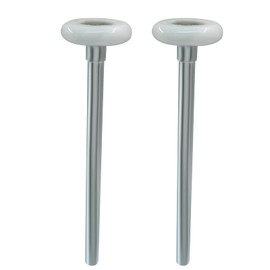 OSVJE 2 Pcs 1.8" Nylon Garage Roller 7.5" Stem, Quiet Garage Wheels for Smooth and Durable Garage Track Replacement,High Load Capacity
