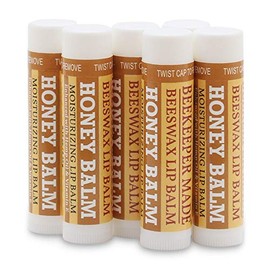 Beekeeper Made Beeswax Bulk Lip Balm, 40 unidades sabor miel | Para hombres, mujeres y niños. Ideal para regalos, duchas y más