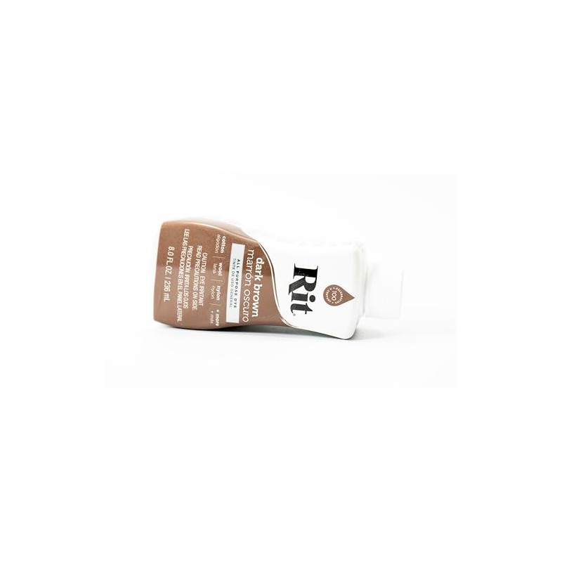 Rit Dye Liquid 236ml Dark Brown (2024)