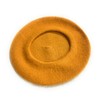 Ladies' French Style Wool Warm Woollen Plain Beret Beanie Hat
