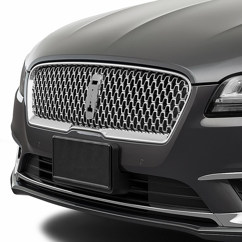 JOLONG Front Grille Fit for Lincoln MKZ 2017-2019 Bumper Upper