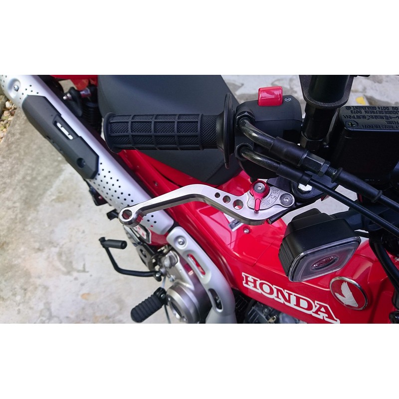 C3 Red 125ccCUB Brake Levers with 6 Adjustable Levels Fits