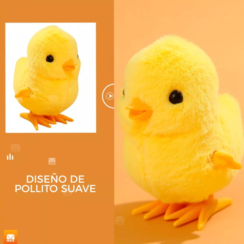 Maíz Juguete Pollito Colores Suave Cuerda Movimiento Infantil
