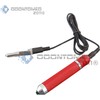 OdontoMed2011 Speculum Light Stainless Steel Red Color Handle for Graves
