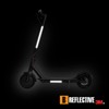 B REFLECTIVE - Kit 8 Stickers Retro Reflective Tape Scooter,