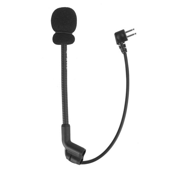 Headset Microphone Plug & Play Black Clear Sound 2 Pin