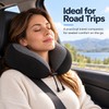 U-Shaped Travel Neck Pillow for Airplane and Car Rides –