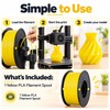 1KG 3D Printer Filament for FDM Printing – 1.75mm Yellow