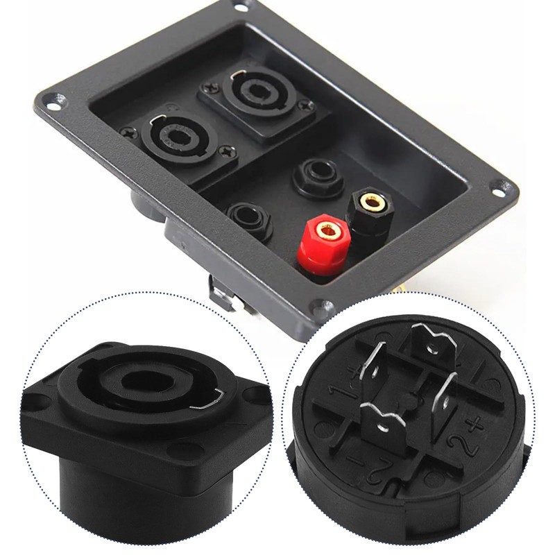 Create idea 10 x 4-Pin Speakon Jack Socket Audio Speaker