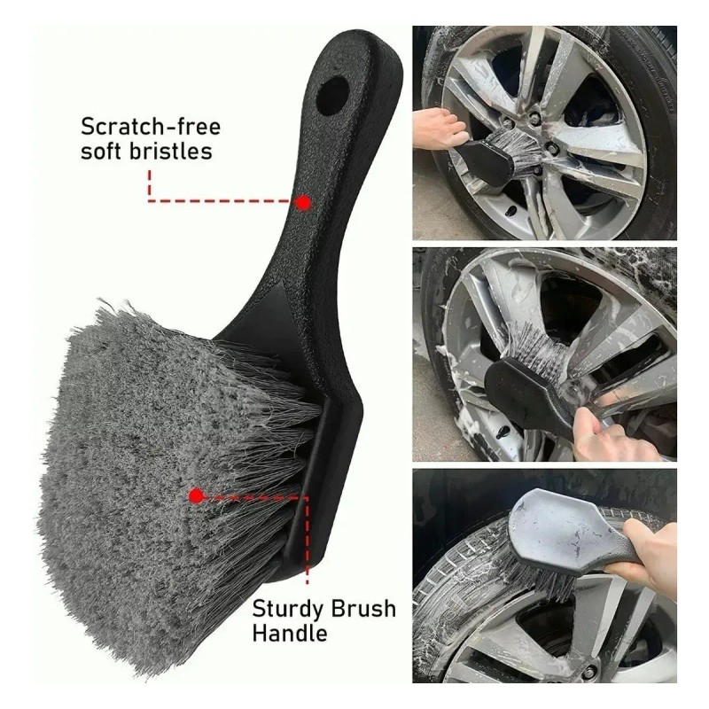 Cepillo Limpieza Automotriz Pinceles Detalle Coche Set 20 Pc