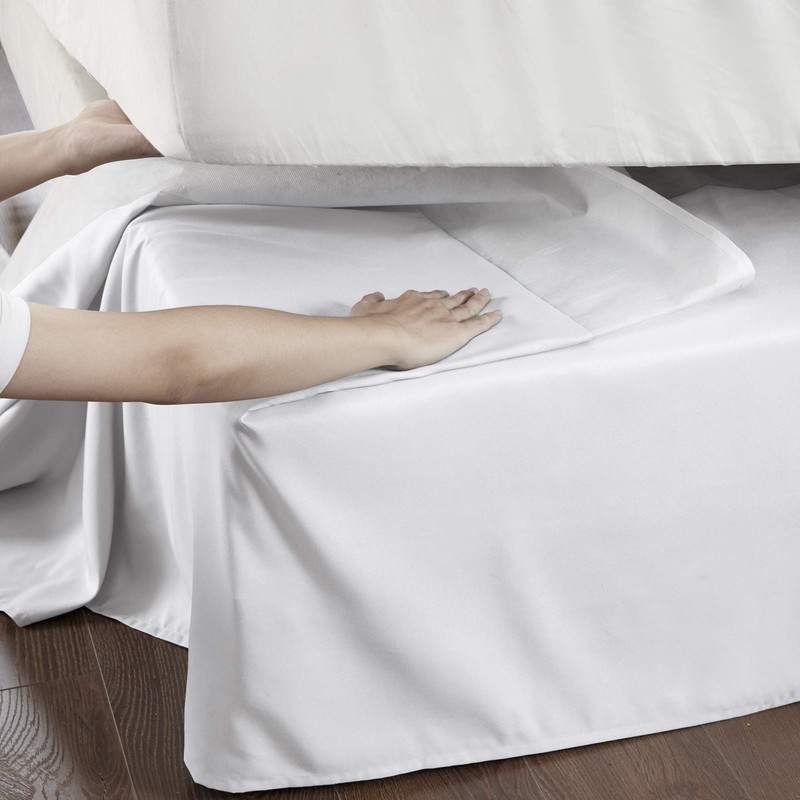 Madison Park Simple Fit Bedskirt, 6" W x 236" L