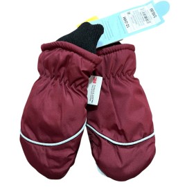 Cat & Jack NEW Cat & Jack Baby Burgundy Snow Mittens 12-24M