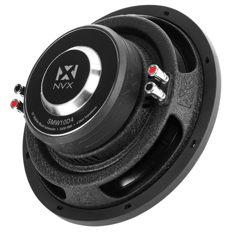 NVX SMW10D4 700W Peak (350W RMS) S-Series Shallow-Mount 10" Dual