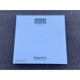 BalanceFrom Bathroom Scale Digital Body Weight with Step-On Technology - Silver