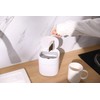 ETRAVEL Small bin office desk bin with lid for countertop,