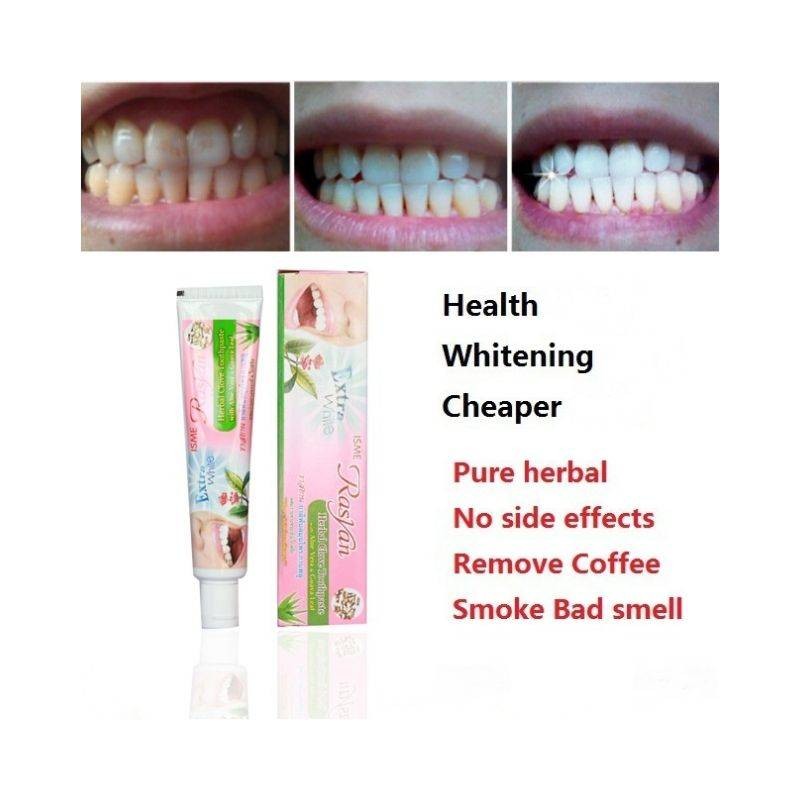Rasyan 【READY STOCK】RASYAN NATURAL CLOVE HERBAL TOOTHPASTE 泰国美白牙膏-3G/30G/100G