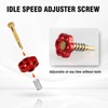 NIBBI Carburetor Idle Screw,Carb Rebuild Kit,Idle Speed Accessories Replacement for