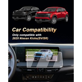 ECOZEN 2025 Nissan Kicks Screen Protector - For 2025 Kicks 12.3-Inch Navigation Screen - 9H Hardness Tempered Glass Matte 2025 Nissan Kicks(SV/SR) Accessories Anti-Glare